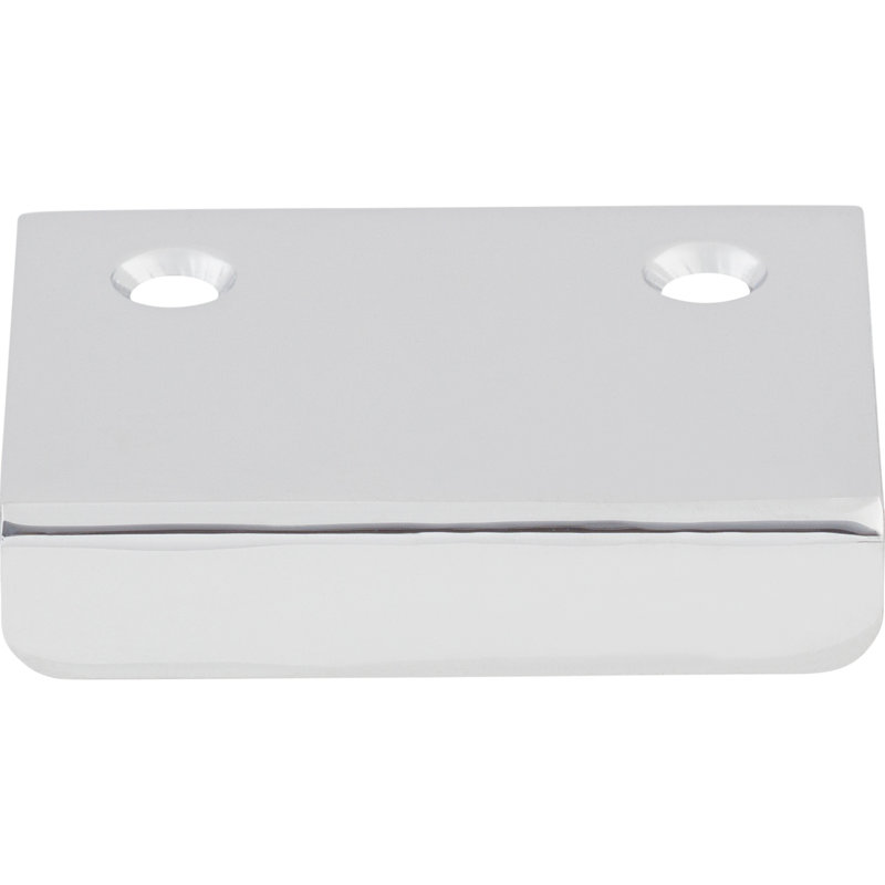 Tab Finger pull, Polished Chrome, 1 1/4" Center to Center