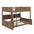 Bunk Bed With Storage Cabinets And USB Ports-1205130053-1205130168