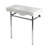 Kingston Brass Imperial 36-Inch Ceramic Console Sink with Stainless Steel Legs (8-Inch, 3-Hole)-100522622-100522621