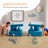 Kids Couch 13PCS, Modular Toddler Couch with 2 Ottomans, Fold Out Kids Couch for Playroom Bedroom-92615948-109575990