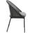 Urbane Modern Upholstered Dining Chair In Vinyl With Curved Back Design For Home And Kitchen Arm Chair-338733244