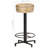 Bar Stool Bar Seat Counter Height Island Stool for Pub Solid Mango Wood-254426765-254426764