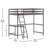 Riley Traditional Wood Slat Loft Bed with Integrated Desk & Ladder-88982630-72424425