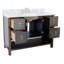 Ensemble de meuble-lavabo simple 49 po Wilhoit-27808890