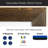 Magnetic Cork and Steel Combo Board Bulletin Board