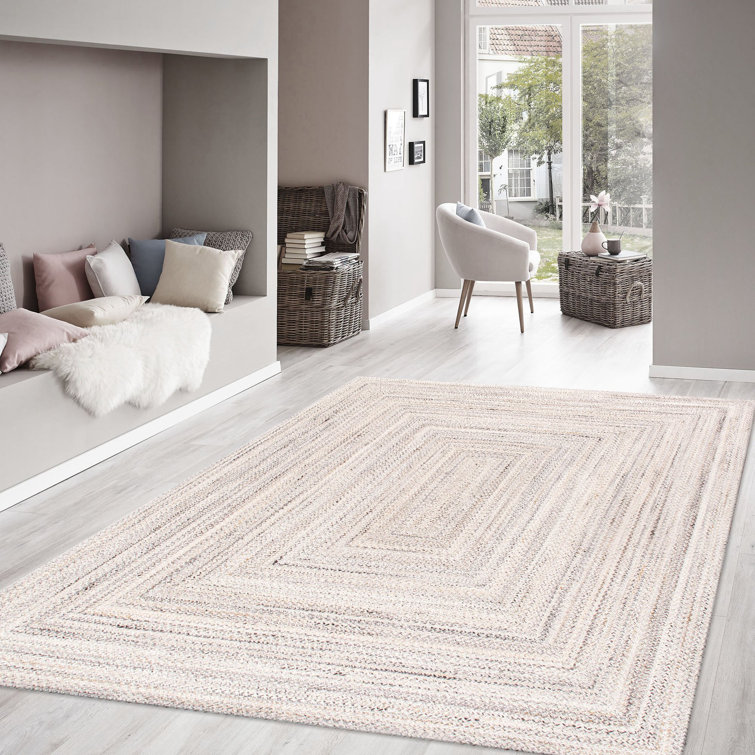 Lagos Hand Knotted Geometric Indoor / Outdoor Rug