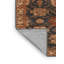 Tapis art déco brun lavable à la machine-284067776