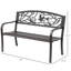 Banc de jardin en fonte Madeline-115236317