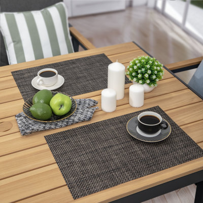 Polyester Gingham Rectangle Placemat