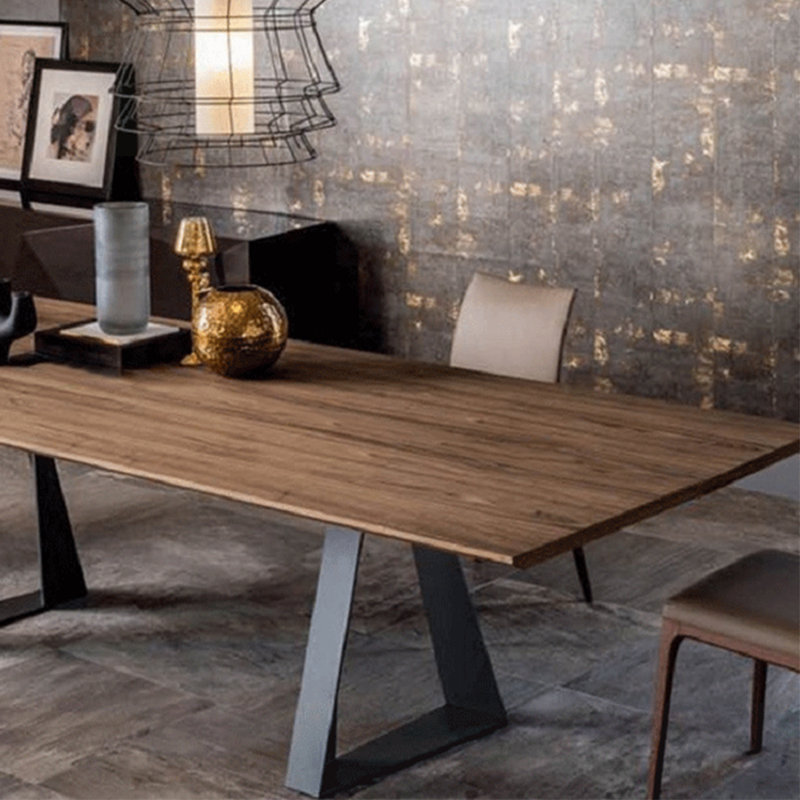 Table de salle à manger Fontelle, L 27,56 po x L 55,12 po