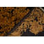 Wool Oriental Area Rug in Black/Gold