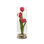Red Tulips Within Glass Vase