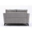 Ensemble de fauteuil Chair en velours gris