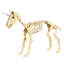 Figurine licorne squelette