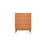 Simple Cherry Wood Entrance Cabinet Solid Wood Accent Chest