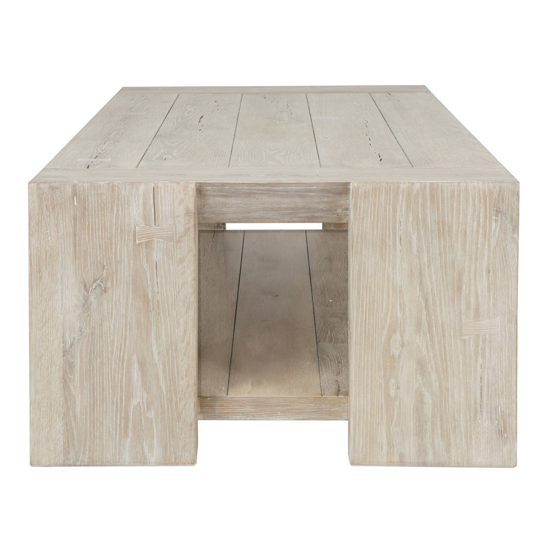 Table basse Alena, Bois beige
