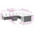 Vidaxl Garden Sofa Set Grey, Dark Grey