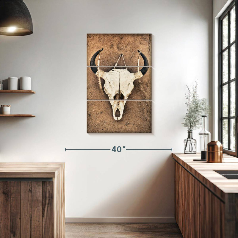 Kerner Cattle Skull, 38" H x 24" W