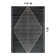 Modern Black And Cream Geometric Area Rug