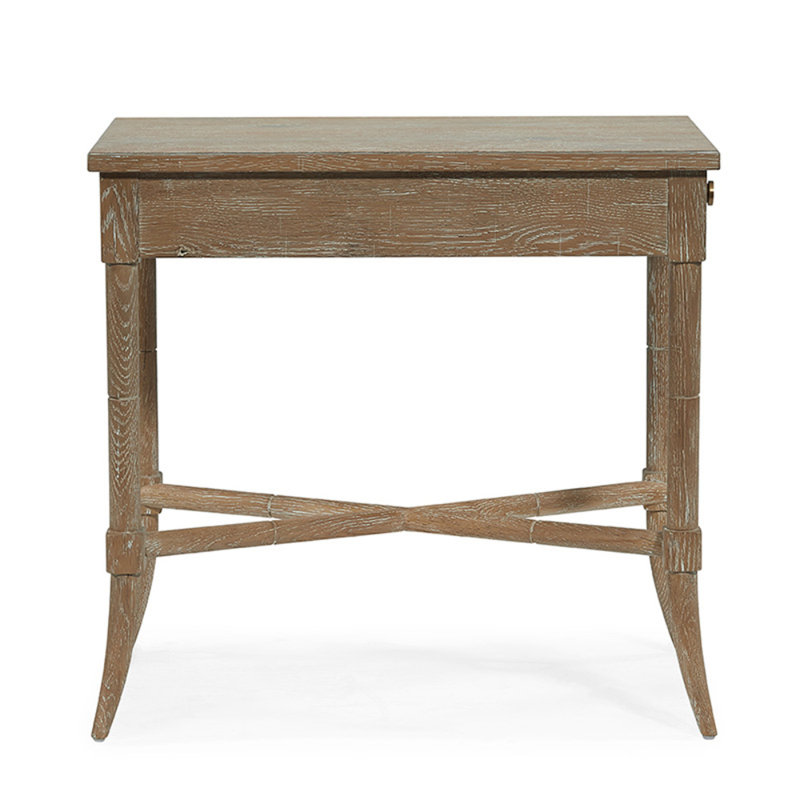 Tradd End Table, Limewash
