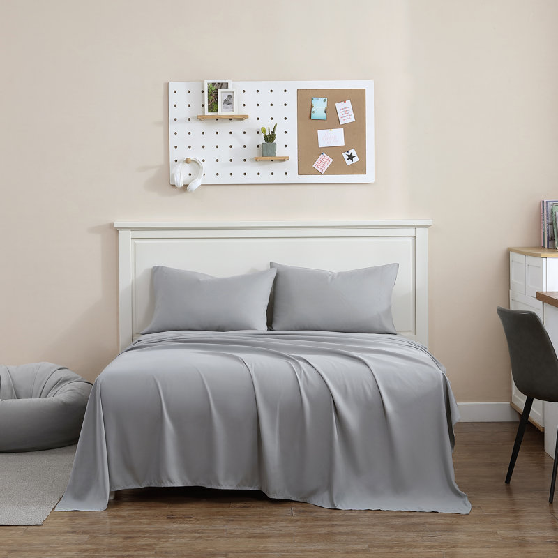 Microfiber Sheet Set, Twin, Tan