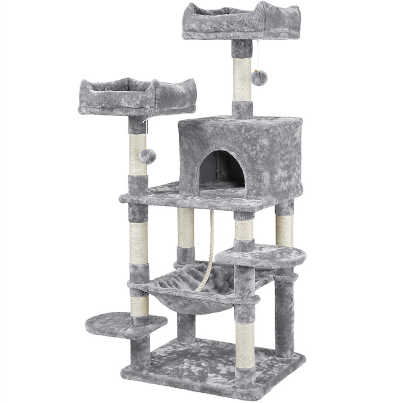 Cat Tree, Light Grey