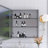 Rectangular Aluminum Medicine Cabinet With Mirror-780194010