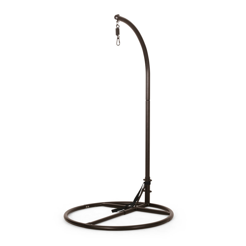 Support de chaise hamac en fer, Brun