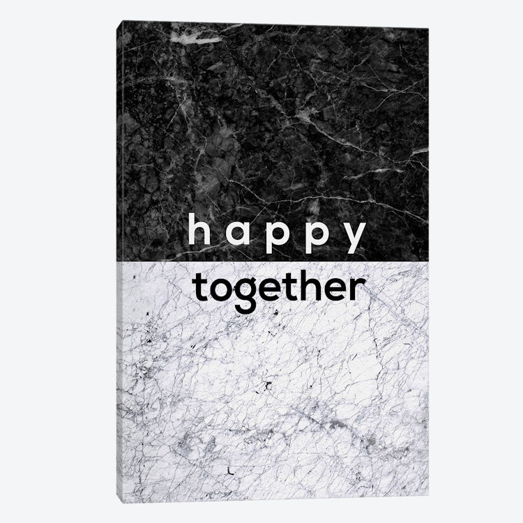 « happy pair », impression sur toile, H 26 po x l 18 po x P 1,5 po, Toile tendue, Pas de tapis