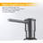 Sink mount Soap Dispenser with Straight Nozzle-106715159