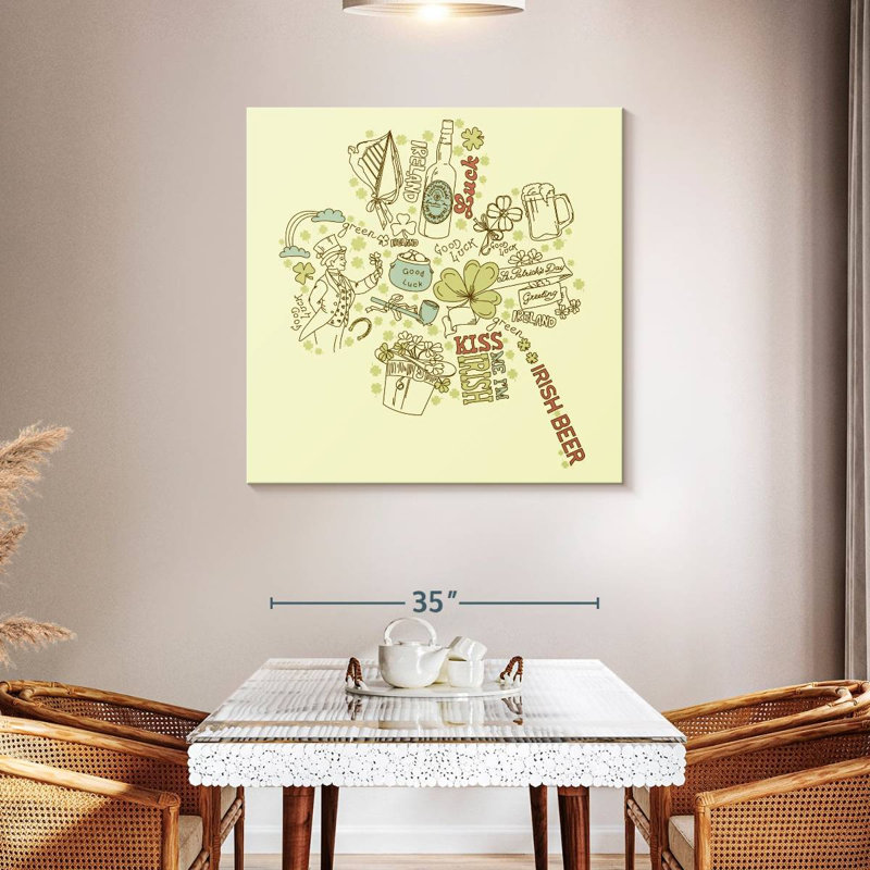 Lelend All Things Irish, 39" H x 39" W