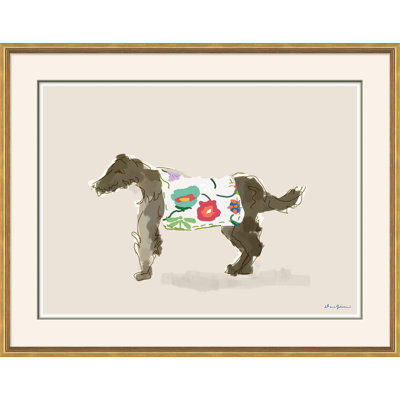 «Alvie» par Dana Gibson, peinture sur cadre