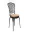 Ensemble bistro 3 pièces avec ensemble de bistro en fonte d'aluminium antirouille avec coussins, idéal pour le confort extérieur et la durabilité-1435199681