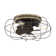 22" Evaro 3 - Blade Caged Ceiling Fan with Light Kit Included