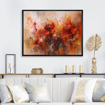 Rouge rouge, coquelicot, floral, Euphoria