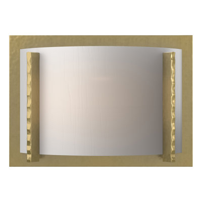 Vertical Bars Forged Flush Mounted Sconce