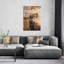 Superbe peinture murale en verre trempé 27,6 po x 39,4 po | 100% verre trempé, épaisseur: 0,16 pouce | Décoration élégante pour le salon ou le bureau, durable et facile à nettoyer, idée de cadeau parfaite
