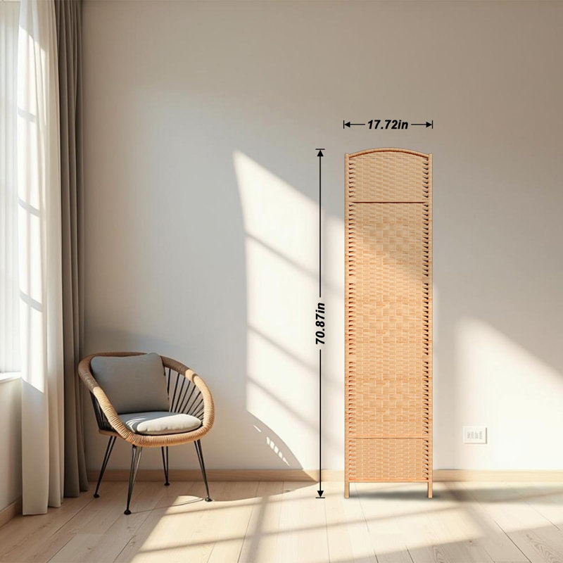 Pare-étincelles pliable 6 pi 6 pi, Naturel