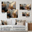 Or et rose, tourbillons vibrants IV - art mural abstrait en marbre acrylique pour le salon-101524062