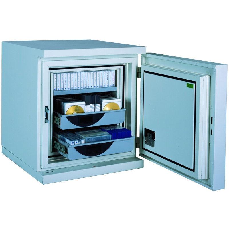 Fireproof 1-Hour Data Security Safe with Impact-Rated Key Lock, 25.5" H x 21.5" W x 22.4" D