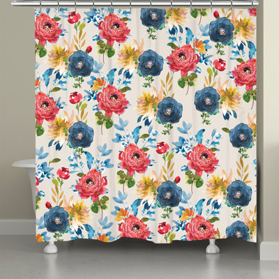 Rideau de douche Floral