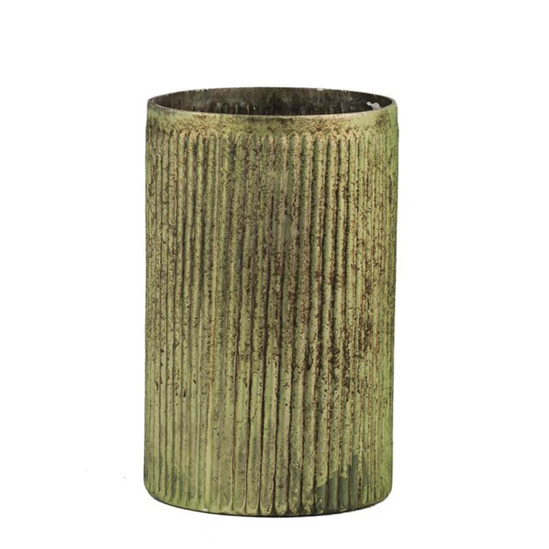 Remigio Glass Table Vase, 8" H x 5" W x 5" D