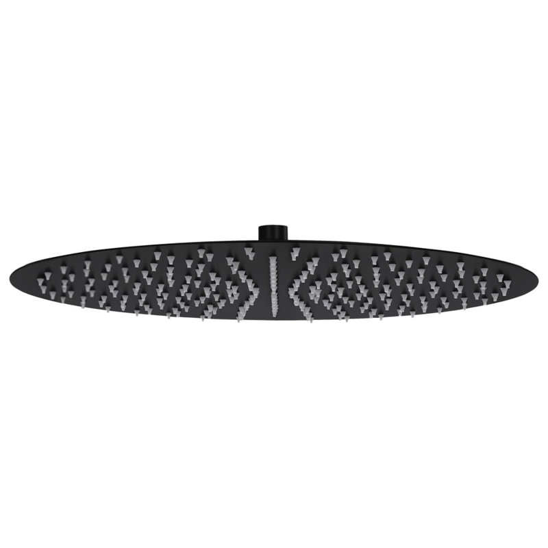 Meith Rain Fixed Shower Head, Matte Black