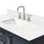 Meuble-lavabo sur pied simple 48 po avec plateau en quartz Abby-94003665