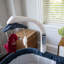 Sweetli Nurture Bassinet - Denim Melange-61771768