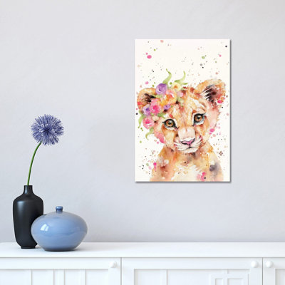 Little Lioness 1 Piece Wrapped Canvas Wall Art