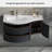 35" Floating Curved Bathroom Vanity Half-Circle Bathroom Cabinet-1114389211-1136519745