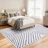 9'x12' Extra Large Geometric Area Rug, Non-Slip, Stain Resistant, Low Pile Modern Carpet for Living Room & Dining Room, Blue-1339763747-1339763751