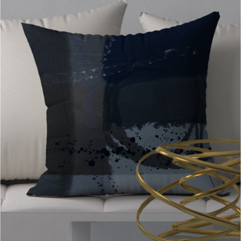 Nouvelle housse de coussin décoratif carrée et insert Award, H 24 po x l 24 po