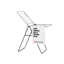 Séchoir à vêtements pliable HangOn de Brabantia (66 pieds)-63934756